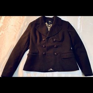 🐝H&M black jacket size 12